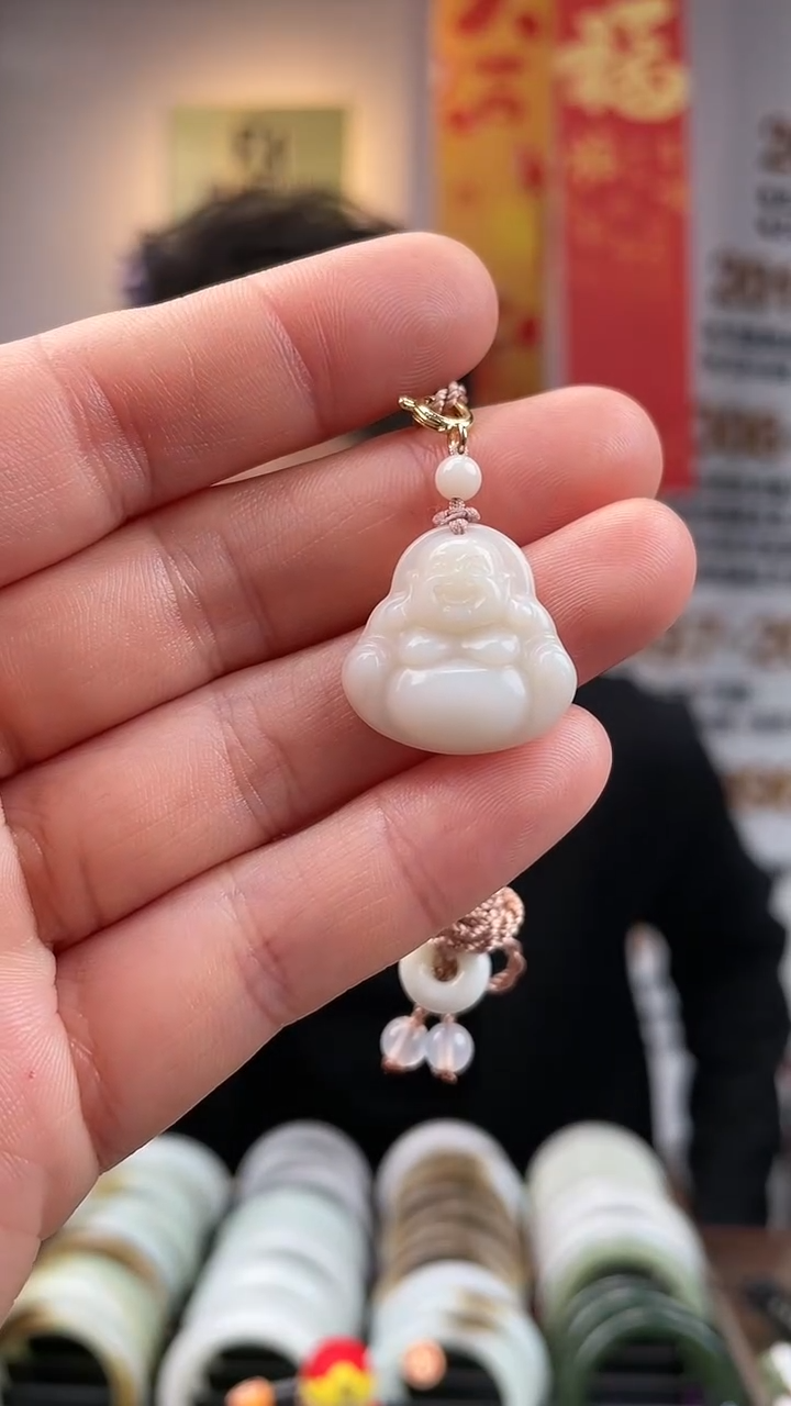 【闪购商品】和田玉颈饰未镶嵌佛公吊坠随机发一件