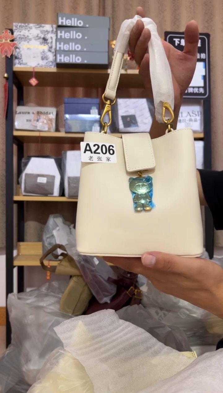 小牛剖层皮革老张家女包206