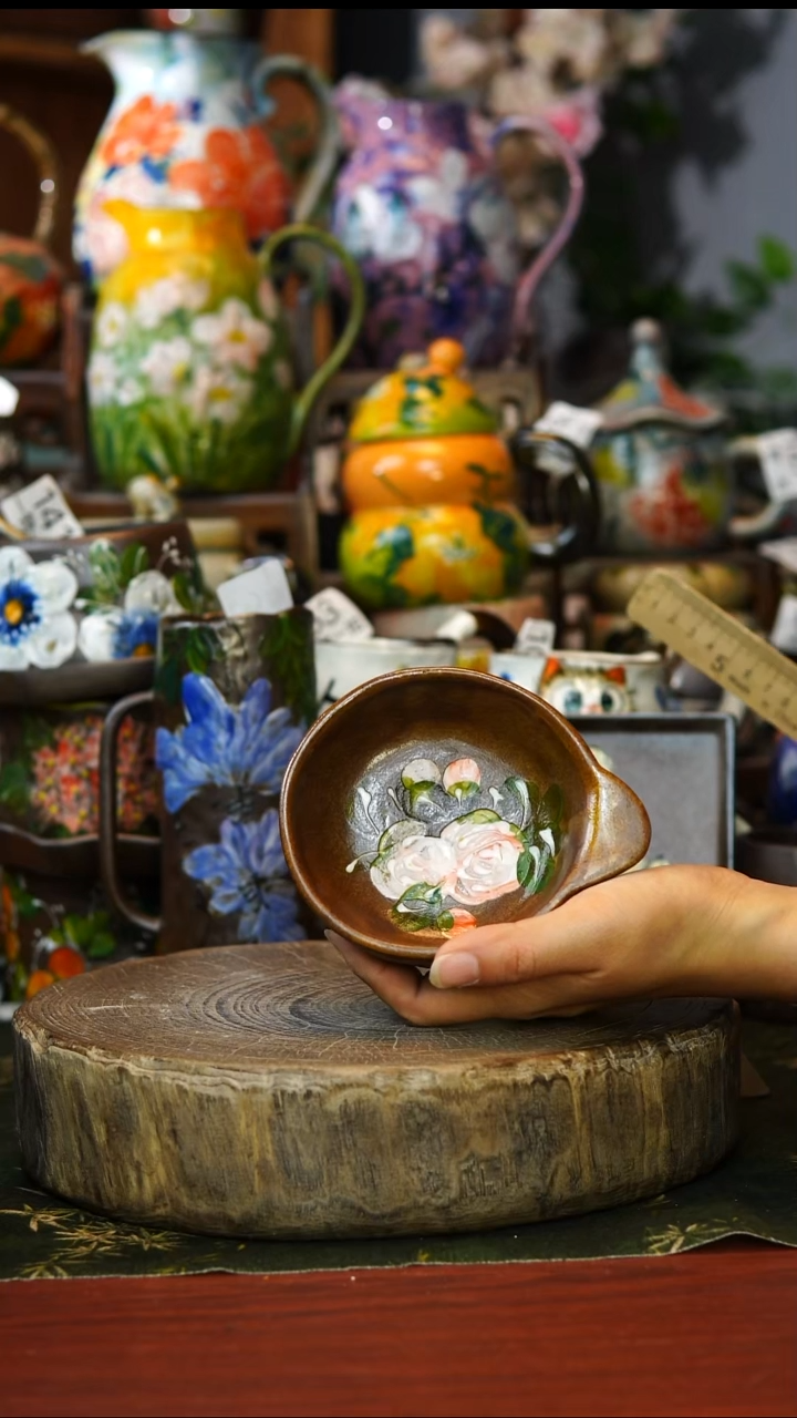 陶瓷188景德镇手工高温釉下彩