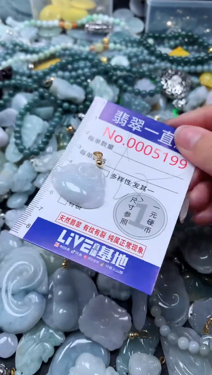 【闪购商品】翡翠吊坠(不含链)未镶嵌5199