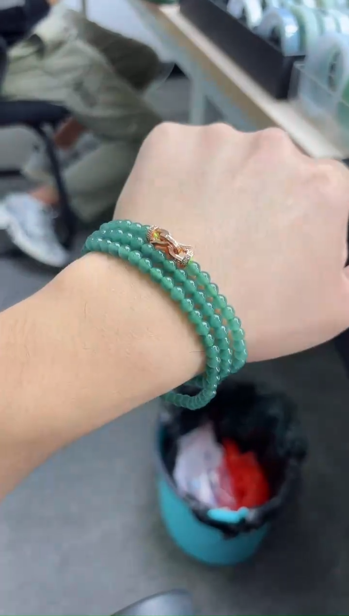 颈饰未镶嵌翡翠往***风项链