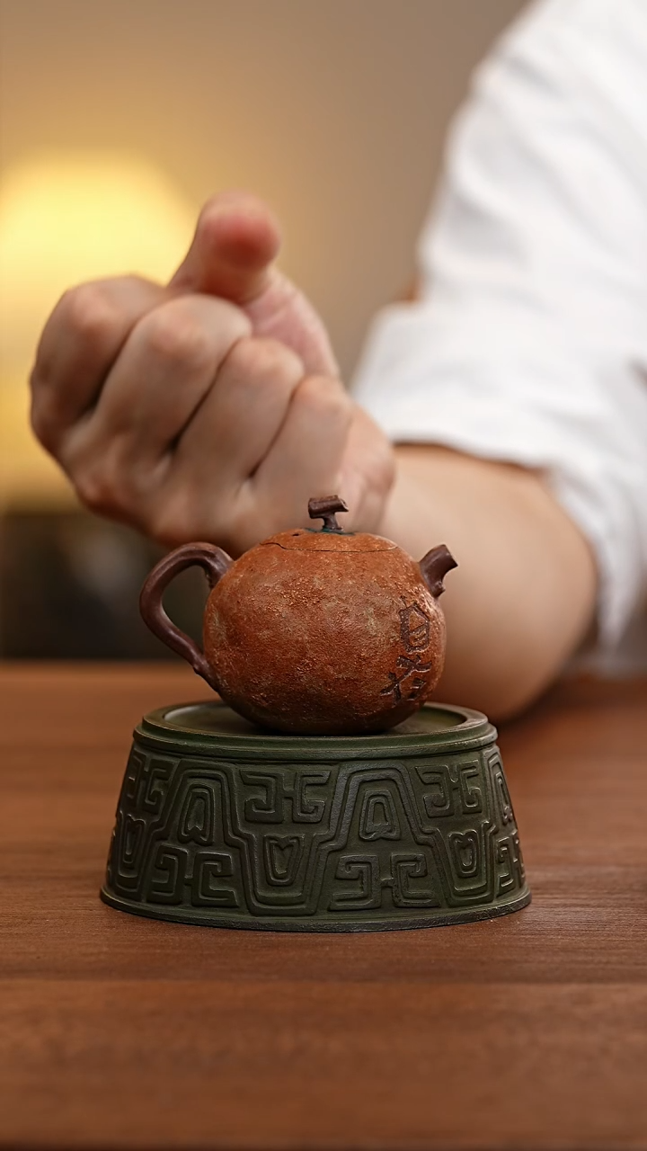 茶壶紫砂自在野桔壶