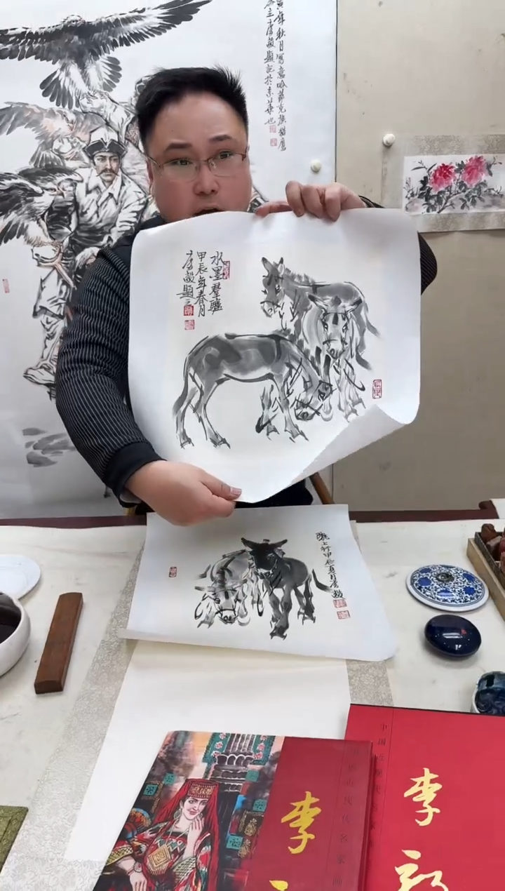 【闪购商品】国画天津人美-李毅画作