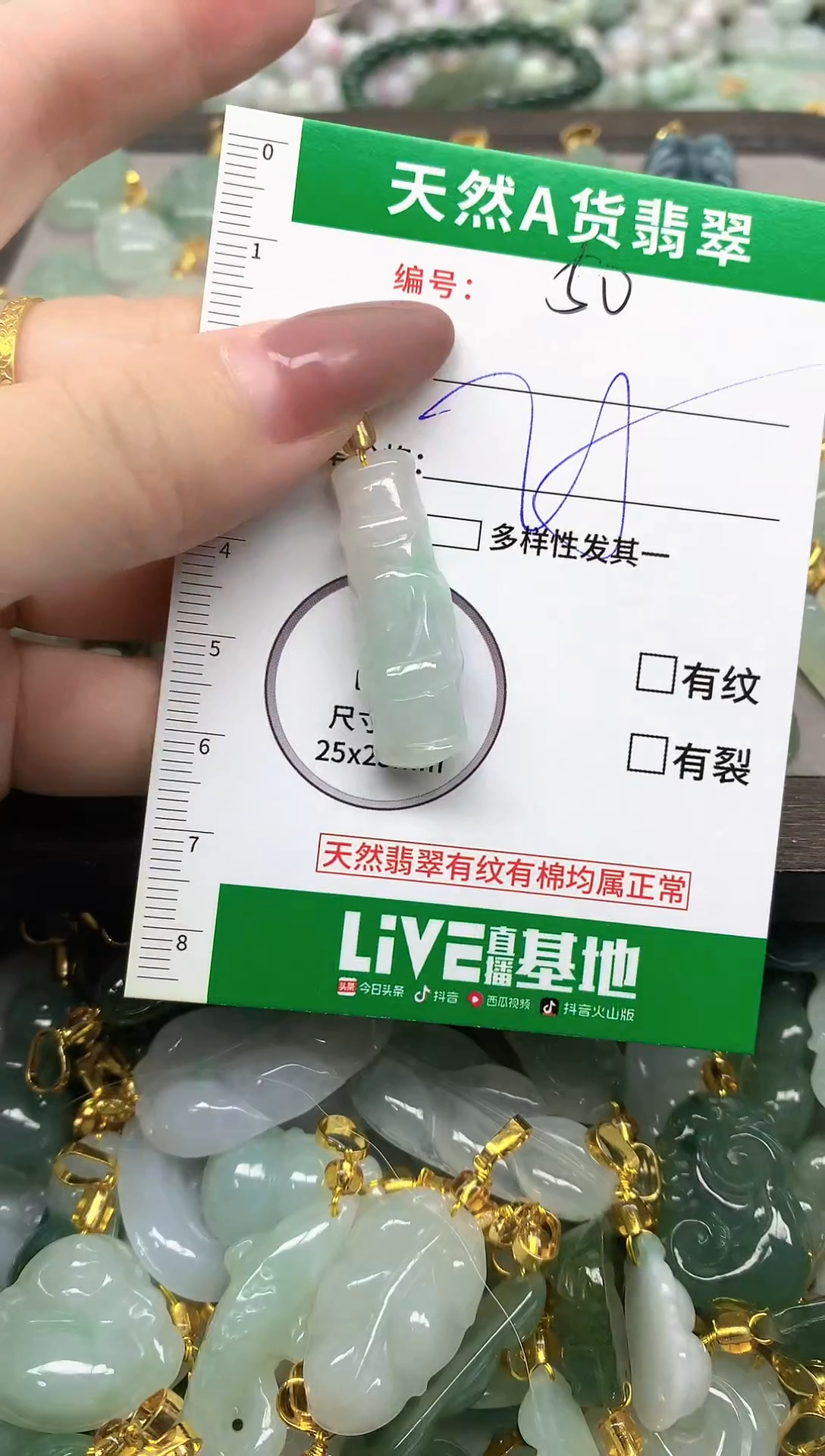 颈饰未镶嵌翡翠未镶嵌a货翡翠-50