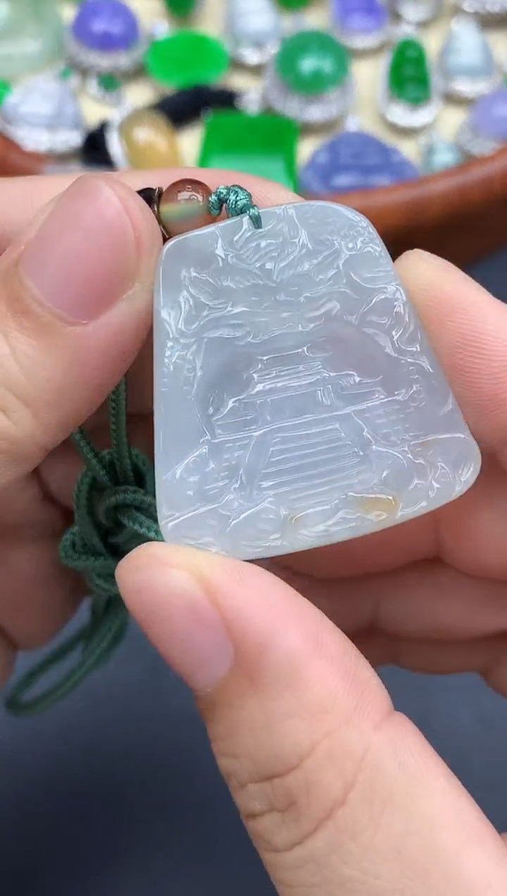 颈饰未镶嵌翡翠147-中国好珍宝