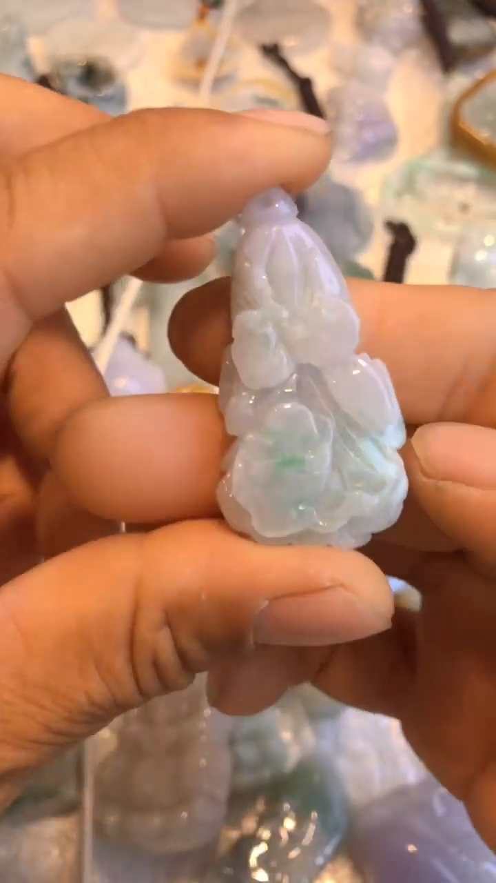 【闪购商品】翡翠吊坠(不含链)未镶嵌百财