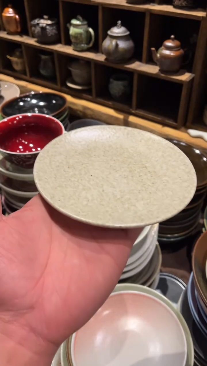 【闪购商品】瓷片5.5寸 雪饼小小盘 福利款