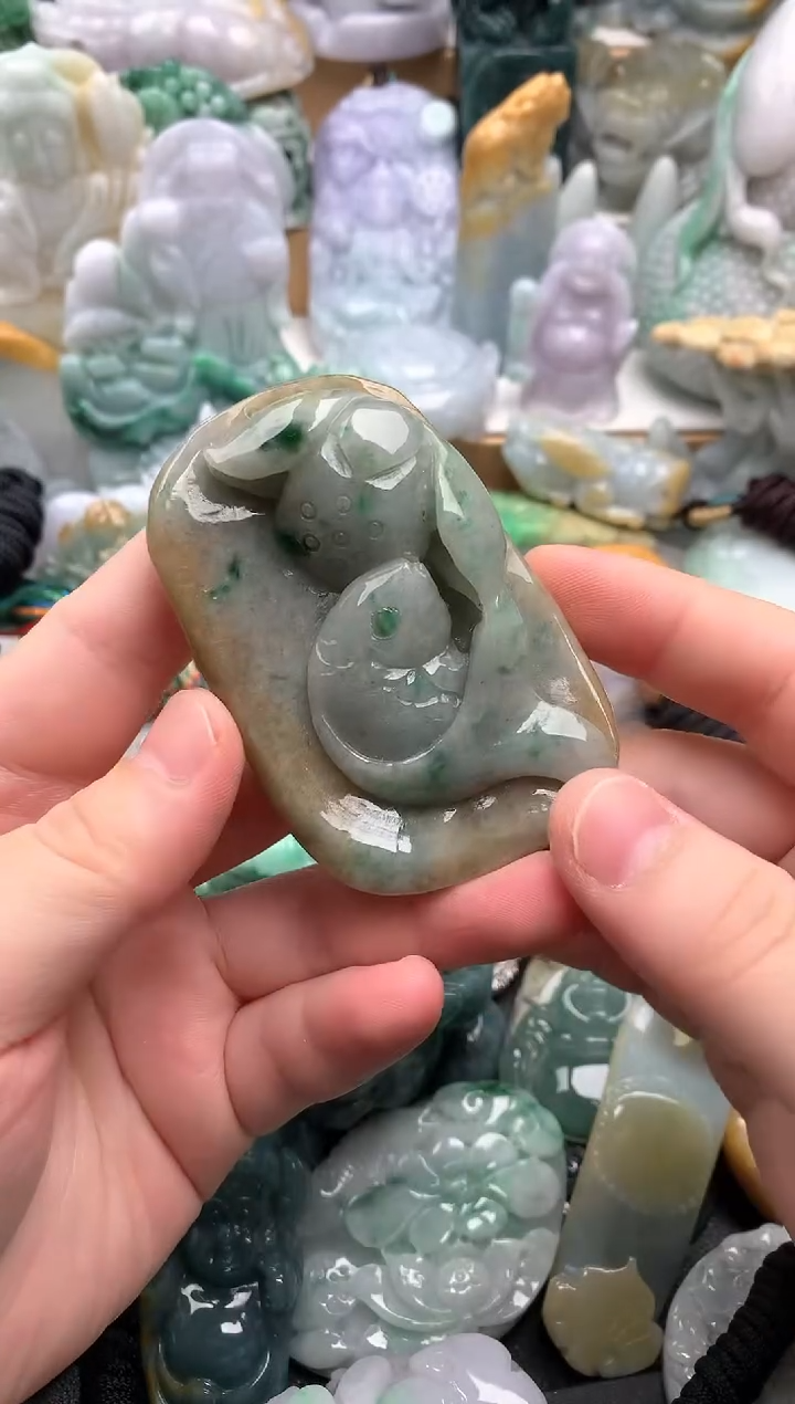 吊坠(不含链)未镶嵌翡翠1