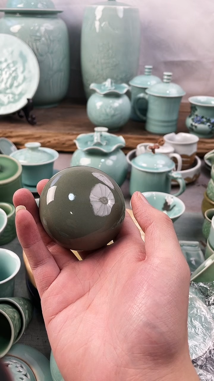 【闪购商品】特价 微瑕 慧仙青瓷