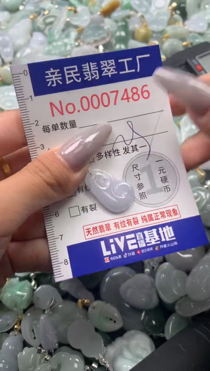 颈饰未镶嵌翡翠7486