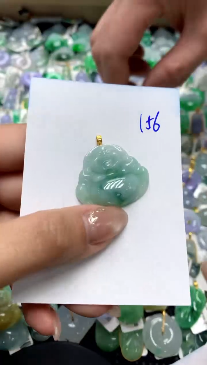 【闪购商品】翡翠颈饰18K金镶嵌111111111