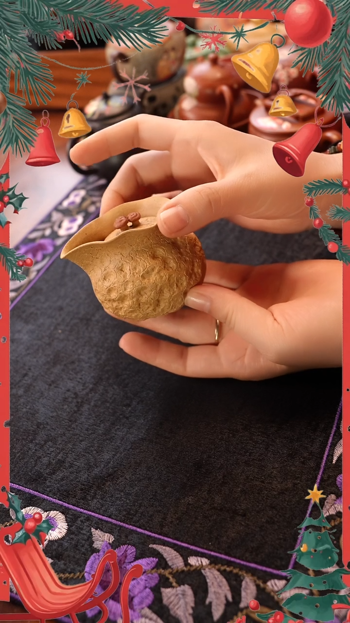 茶壶紫砂供春手抓