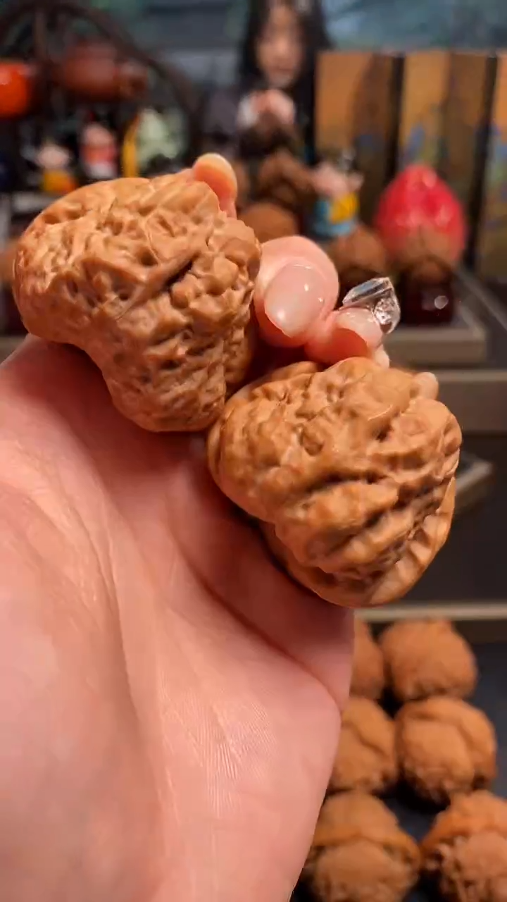 【闪购商品】文玩核桃把件C114蛤蟆头40