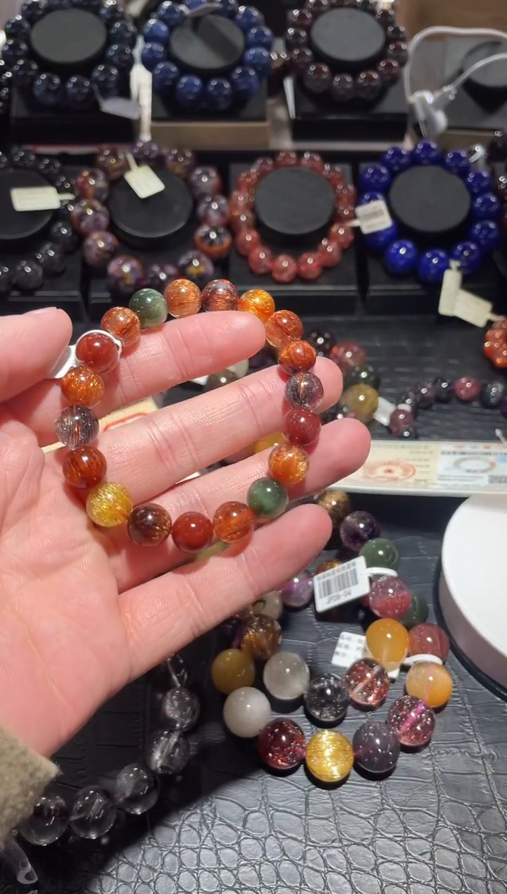 【闪购商品】水晶手链未镶嵌发晶多宝A10