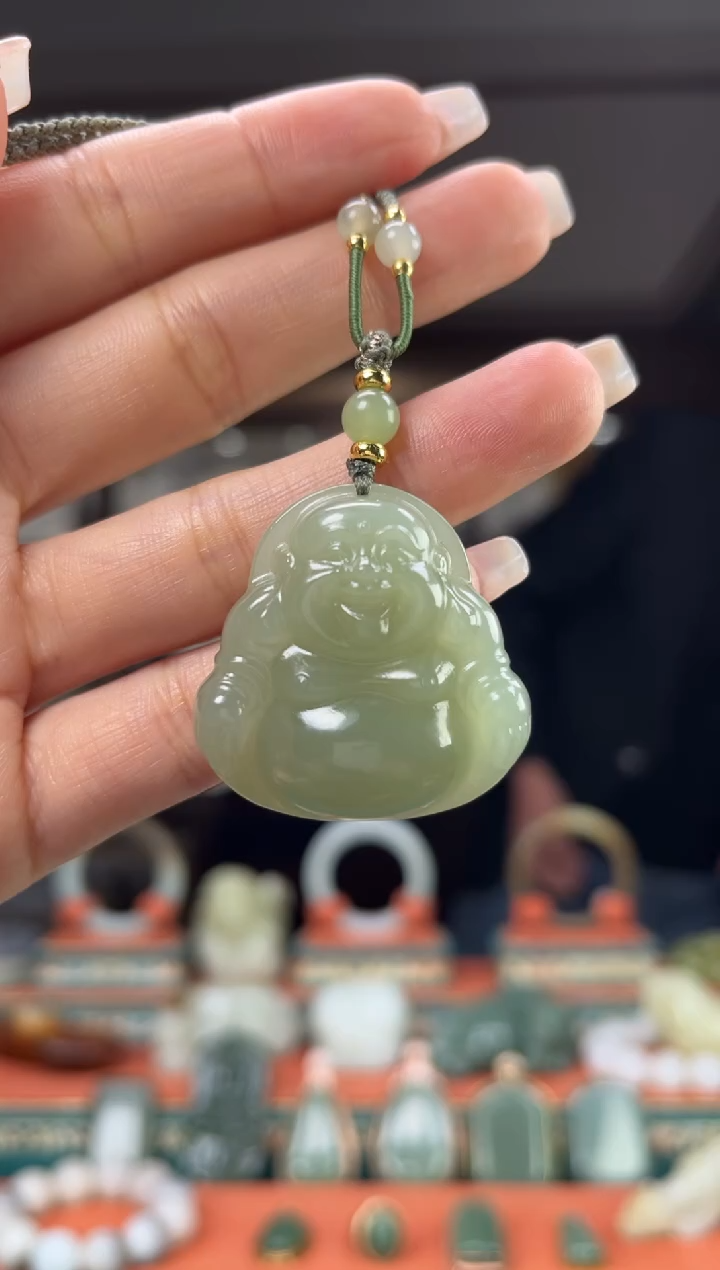 【闪购商品】和田玉颈饰未镶嵌佩佩35mm左右