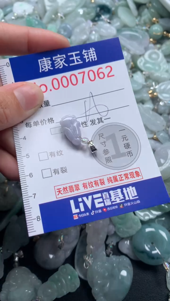 颈饰未镶嵌翡翠7062