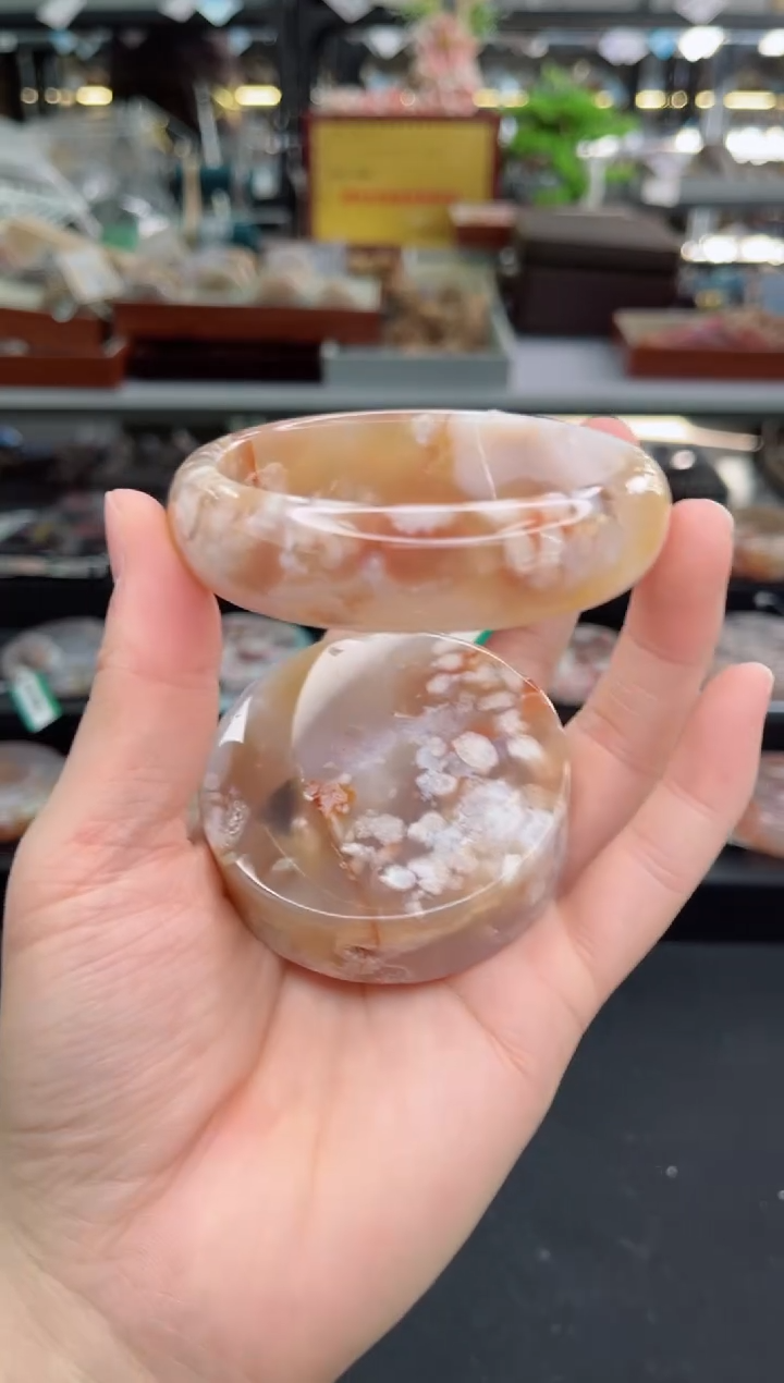 【闪购商品】石英质玉手镯未镶嵌63圈口（赠品镯心）3570387