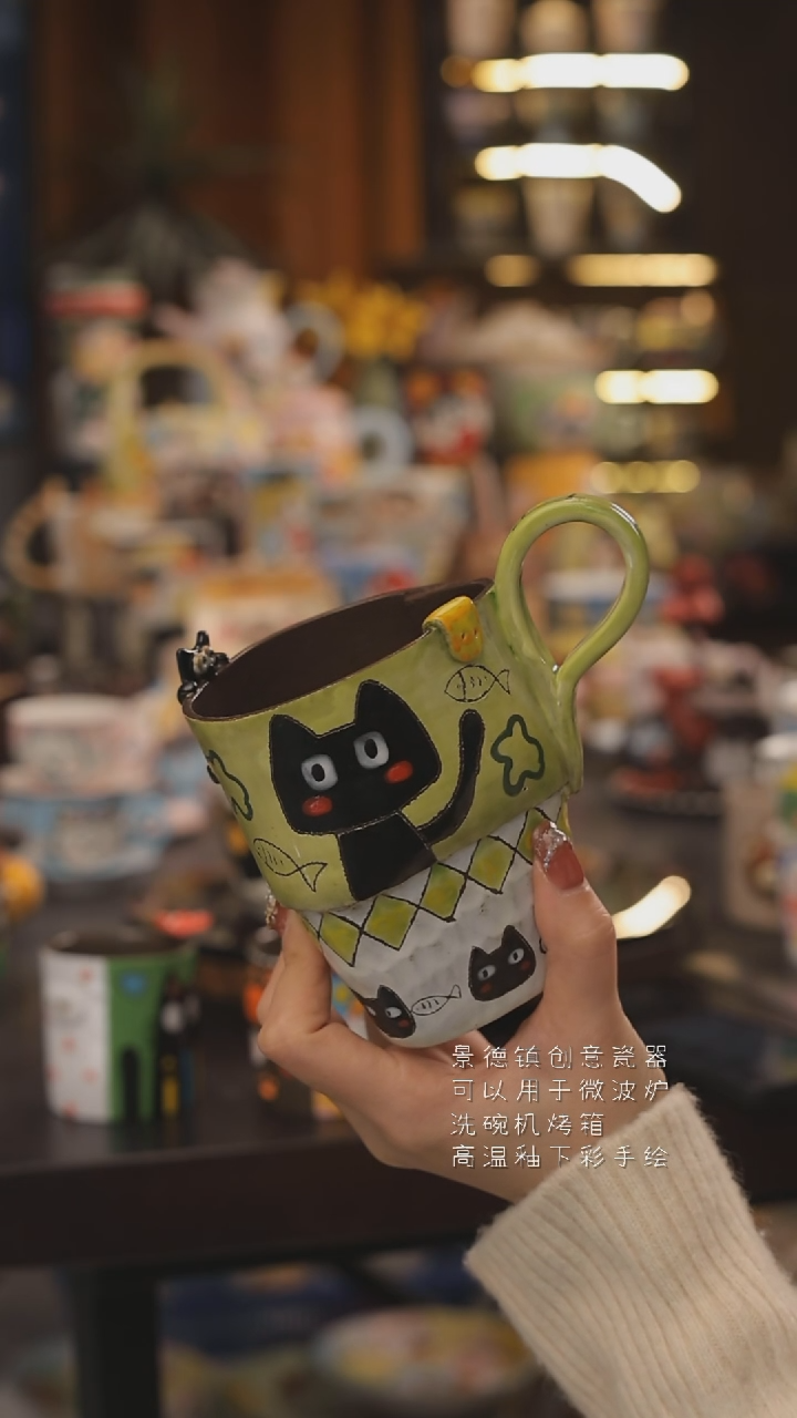 景德镇釉下彩绘设计师款式陶瓷