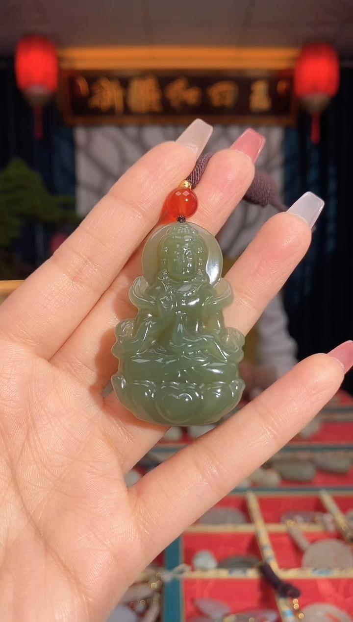 【闪购商品】和田玉颈饰未镶嵌观音