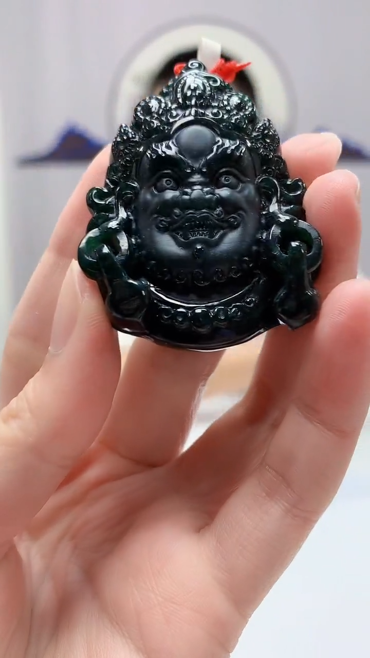 【闪购商品】定制翡翠未镶嵌4812zm-毛货挂件143