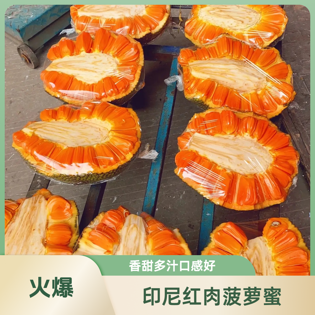 印尼进口菠萝蜜鲜果一物一拍，冷链配送次日达送上门印度尼西亚