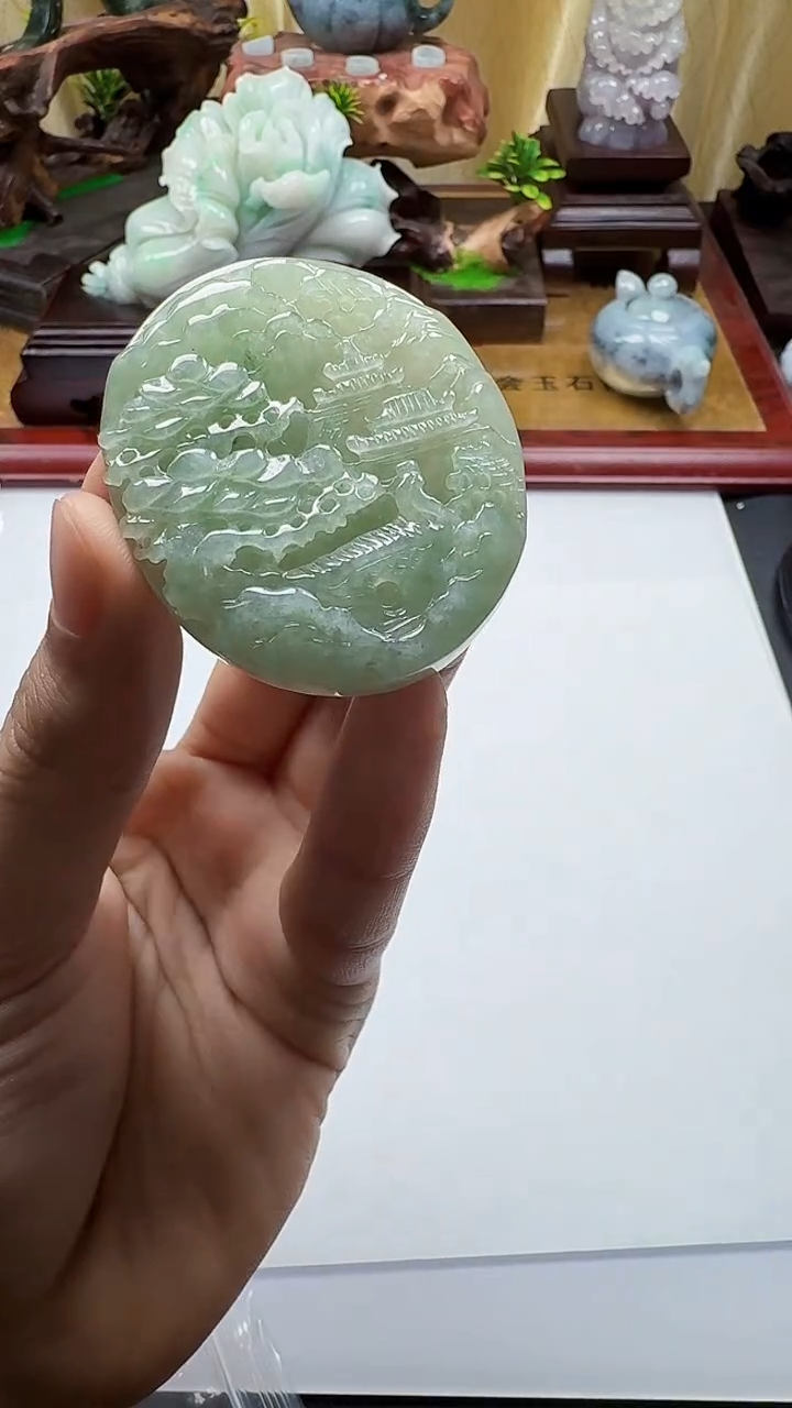 吊坠(不含链)未镶嵌翡翠1