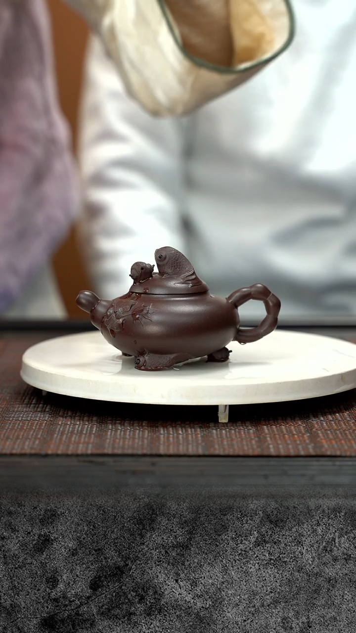 【闪购商品】紫砂茶壶厂料 小五鱼 YJJ