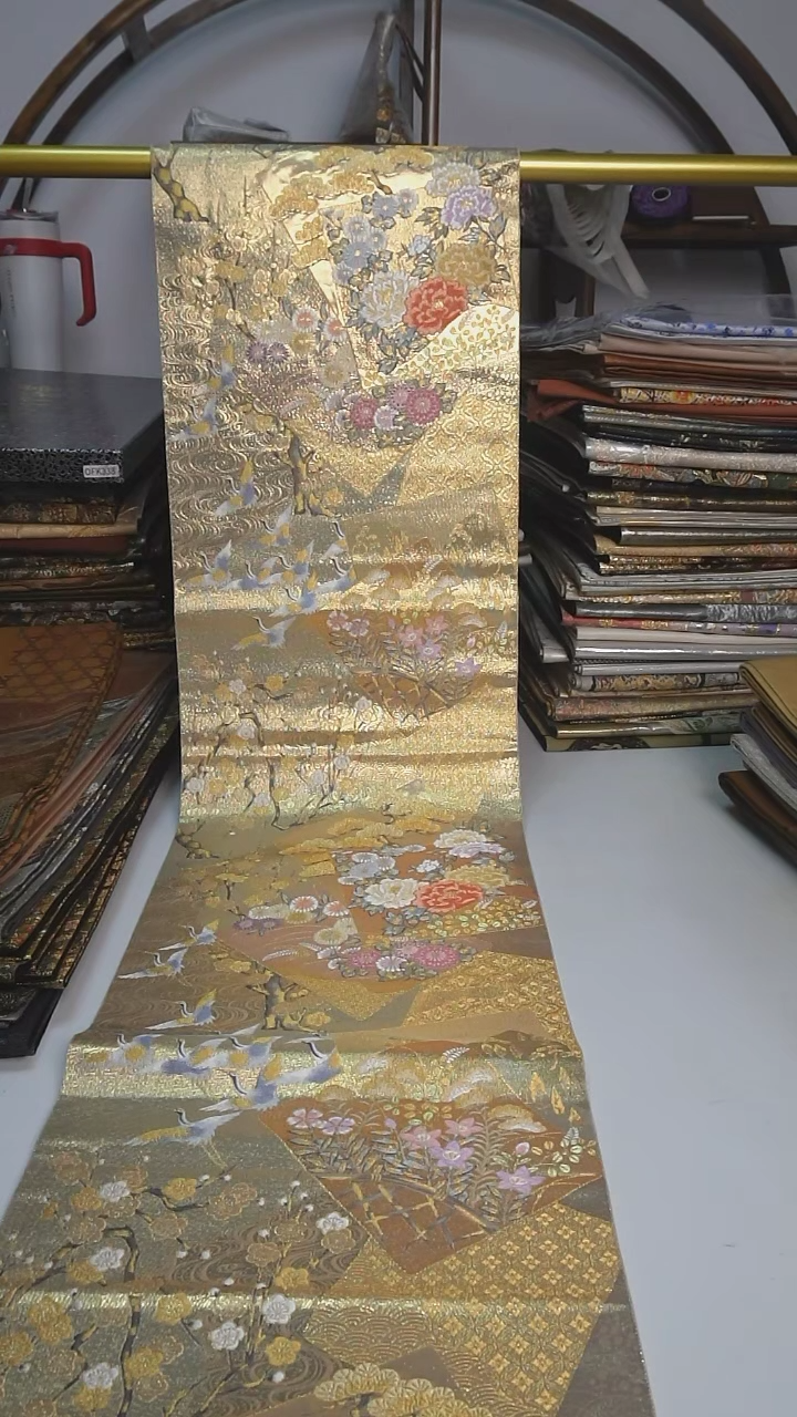 【闪购商品】织绣14西阵织六通仙鹤