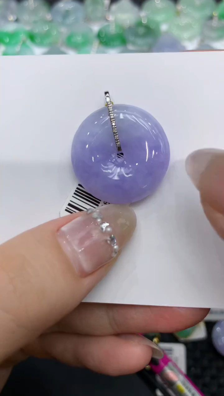 【闪购商品】翡翠颈饰18K金镶嵌222222222