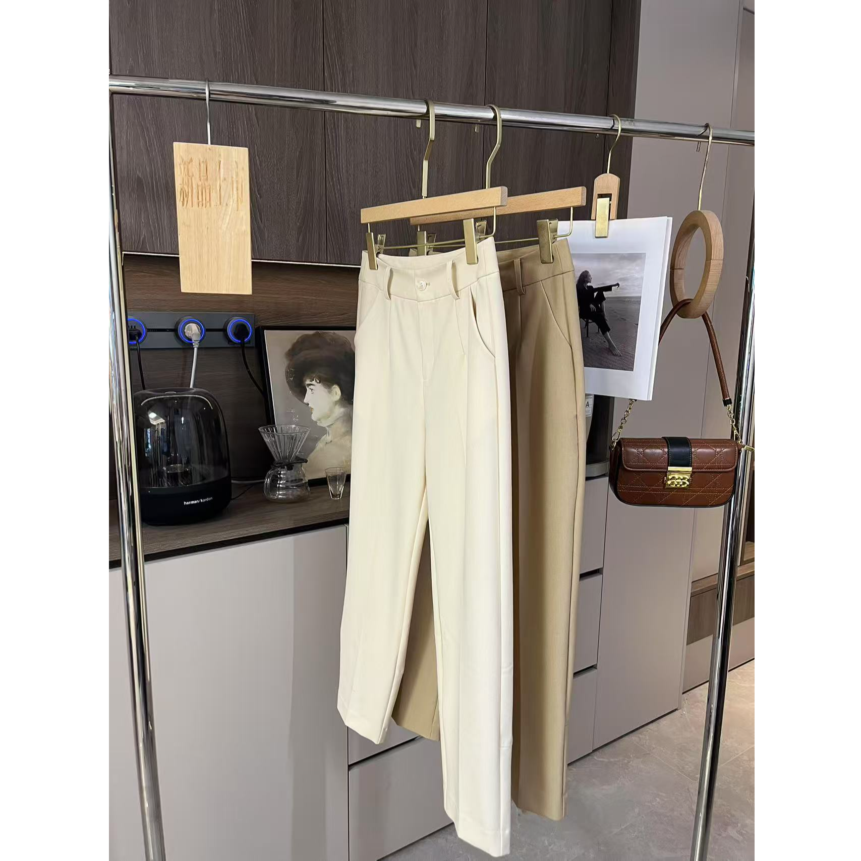 休闲显瘦遮肉百搭夏季女裤经典款九分裤