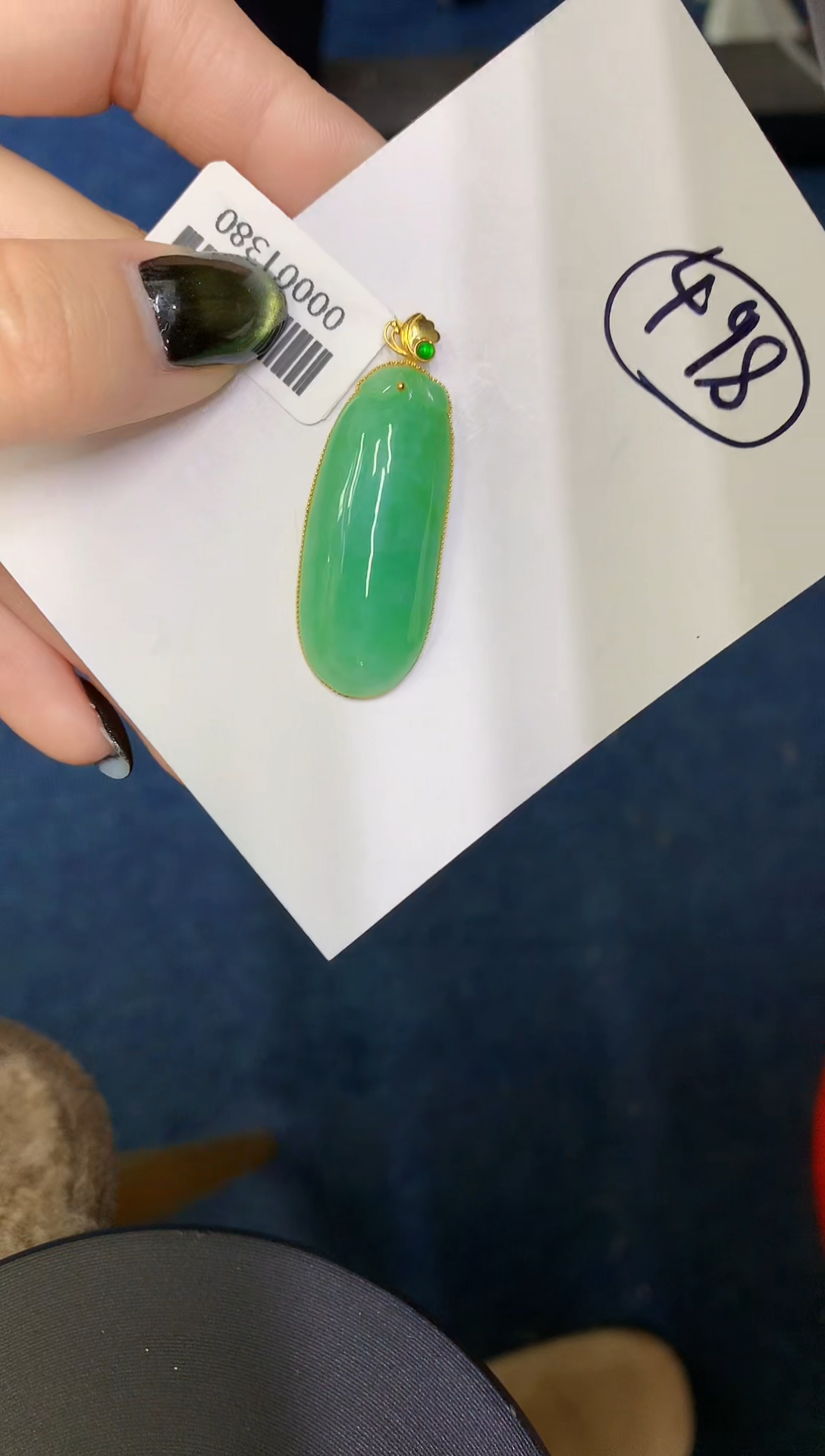 【闪购商品】翡翠颈饰18K金镶嵌000000000