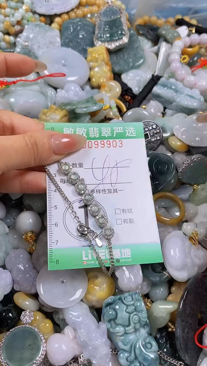 【闪购商品】翡翠颈饰未镶嵌闪购0099903多样性发其一