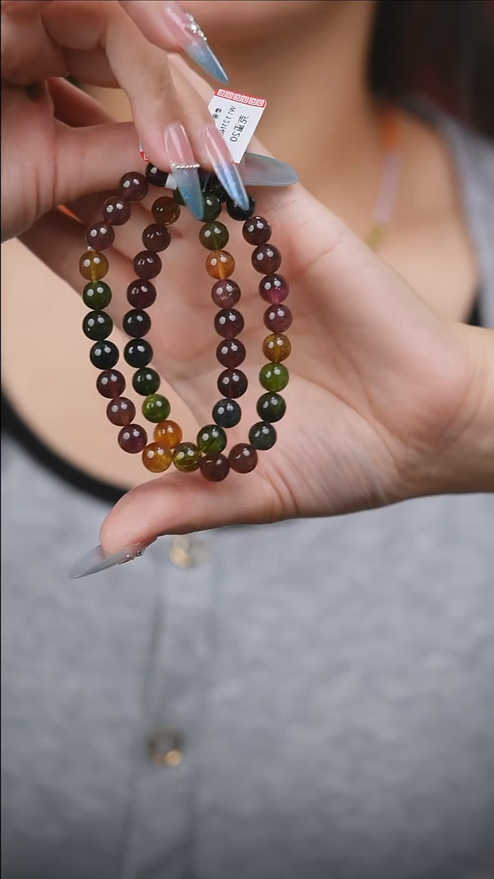 ·未镶嵌碧玺7多样性发其一/8mm+