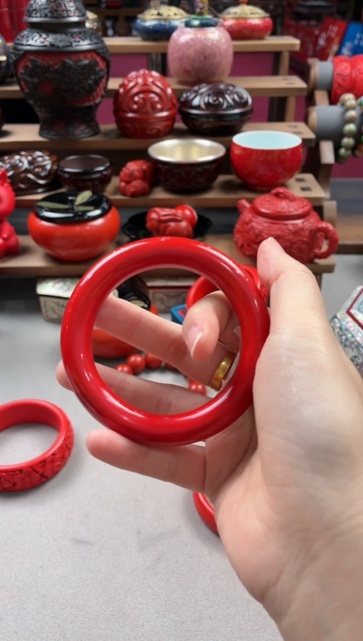 用****2扬州漆器轮胎手镯