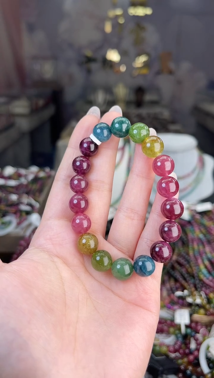 【闪购商品】碧玺/未镶嵌10mm+碧玺单圈多样性发货