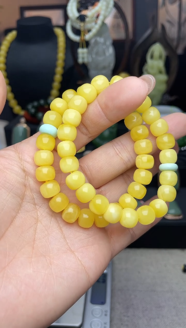 【闪购商品】琥珀手链未镶嵌手串多样性发其一m009