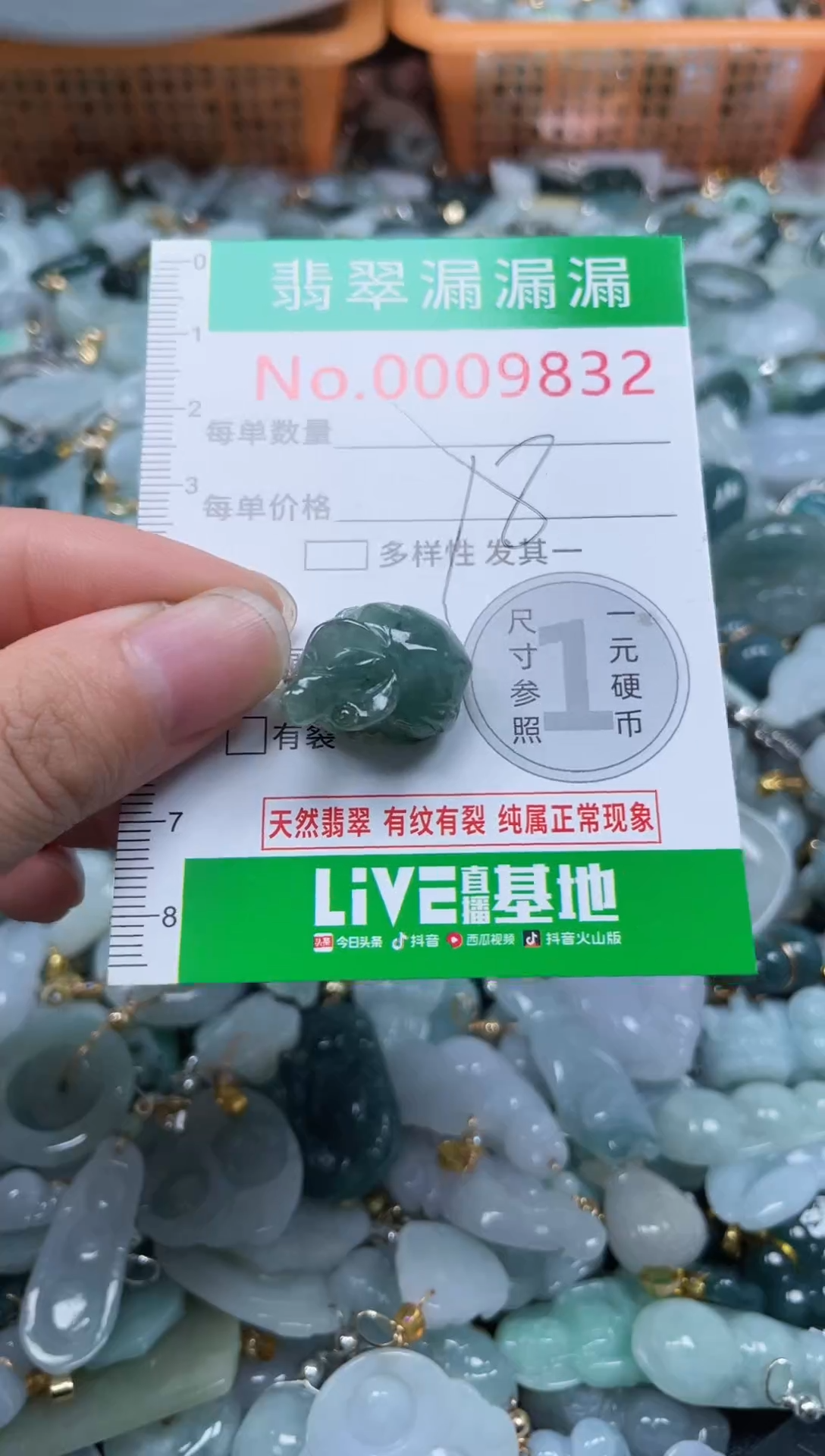 颈饰未镶嵌翡翠9832