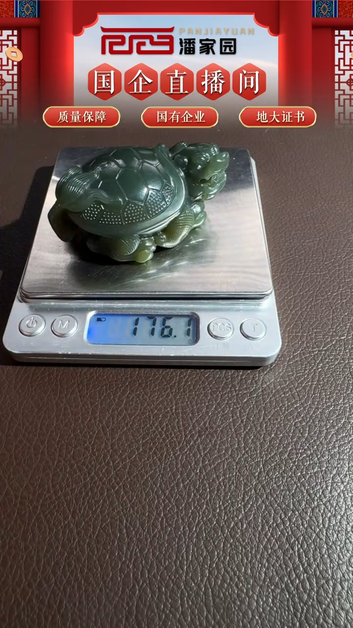 未镶嵌和田玉挂件07-YX-1106-和田玉-且莫蓝龙龟-新疆-