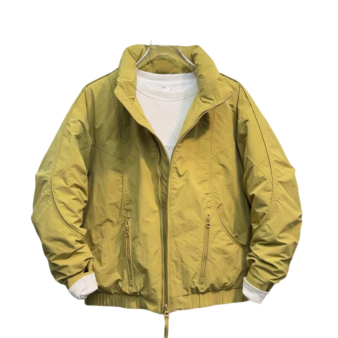 2025冬季新款立领收口袖时尚帅气保暖防寒羽绒外套男士