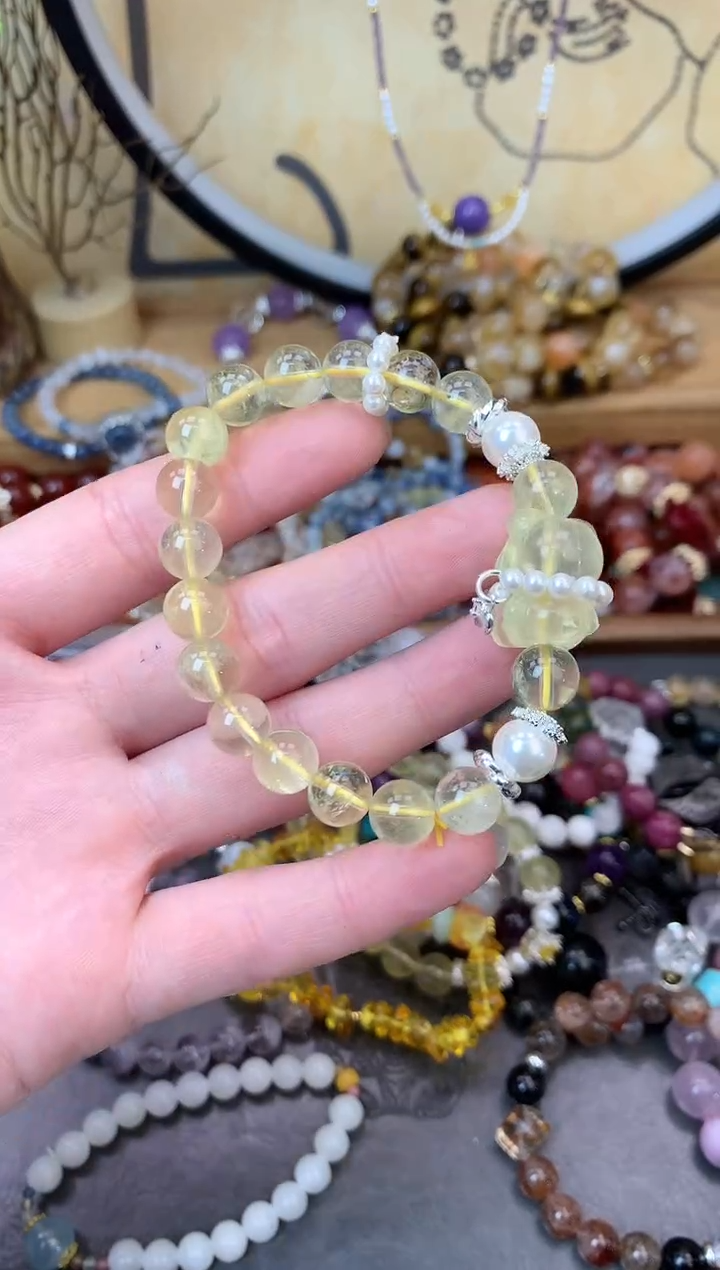 【闪购商品】黄晶手链未镶嵌326手串