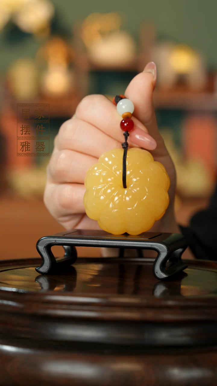 玉《大桔大利金桔》摆件