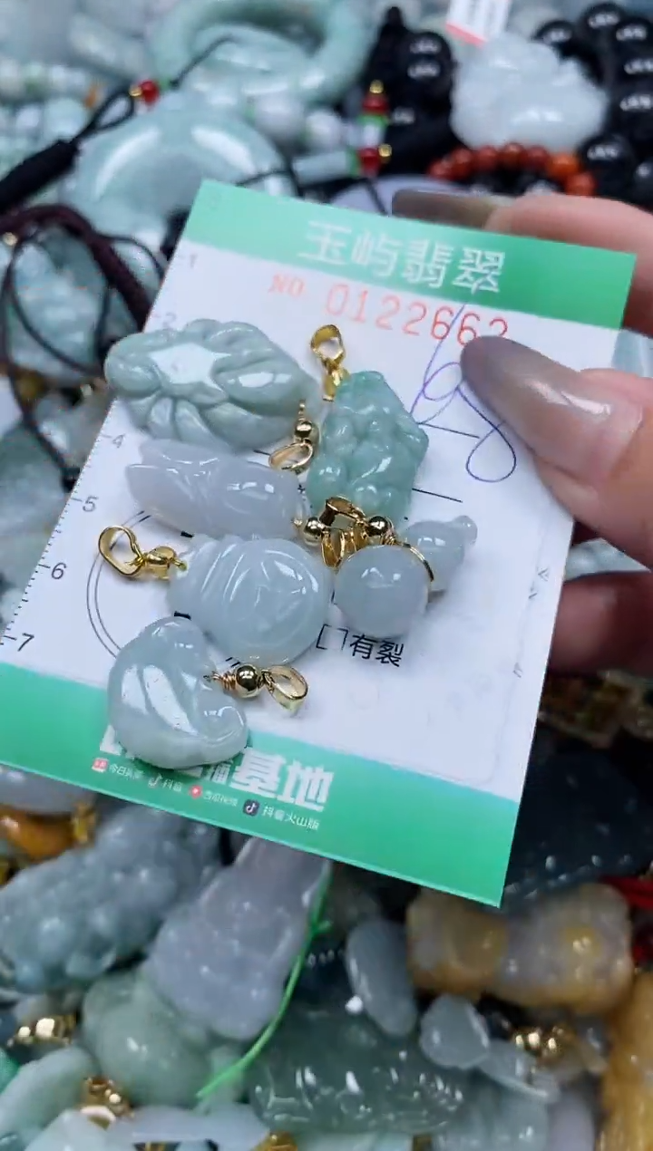 翡翠未镶嵌颈饰闪购0122662