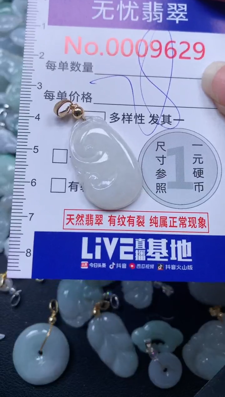 颈饰未镶嵌翡翠9629