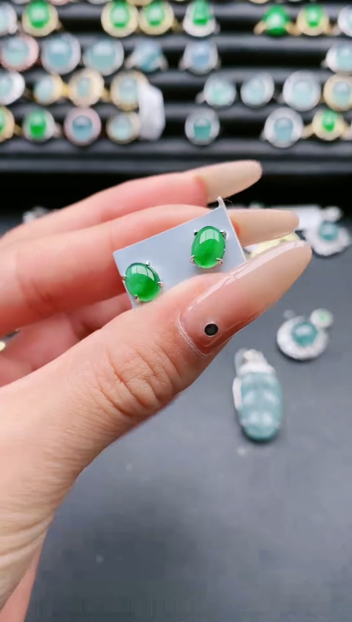 【闪购商品】翡翠戒指银S925镶嵌11111111