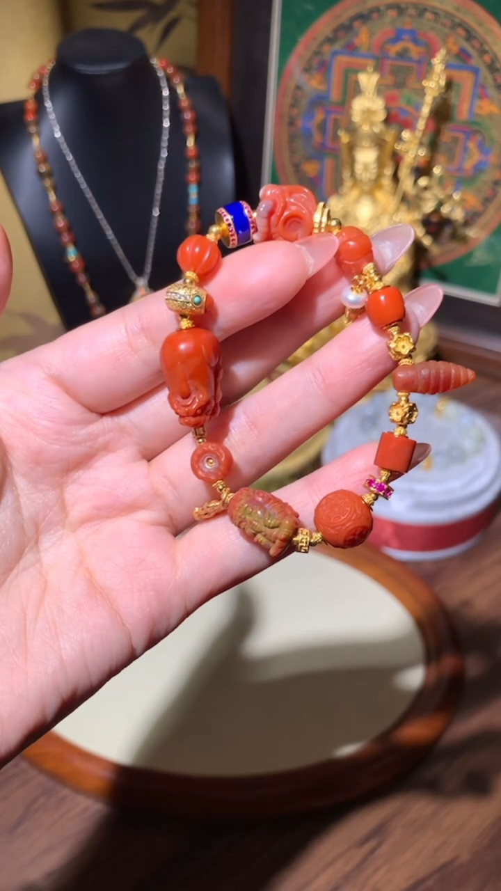 【闪购商品】南红玛瑙手串未镶嵌手串