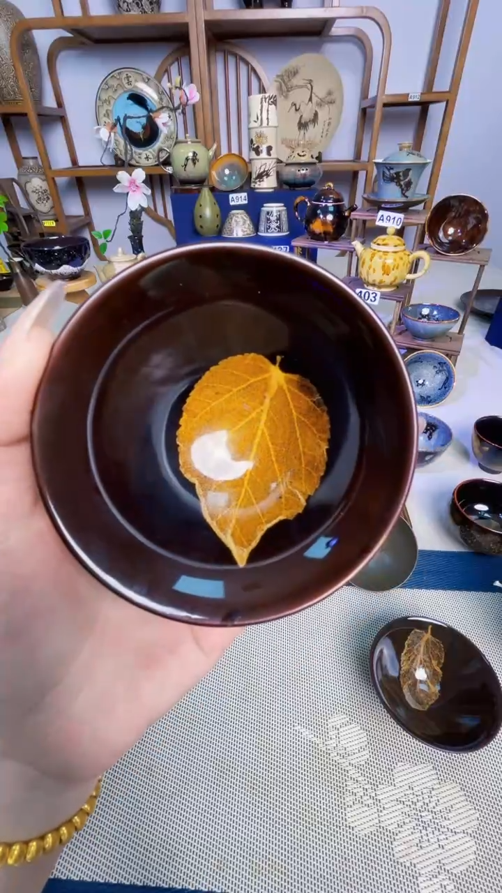 【微瑕斗笠盏7号】非遗大师手工高温瓷特价款