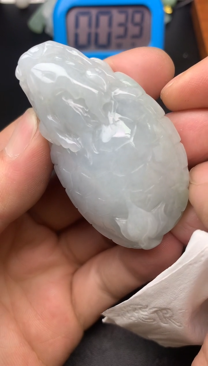 颈饰未镶嵌翡翠C****.龙龟