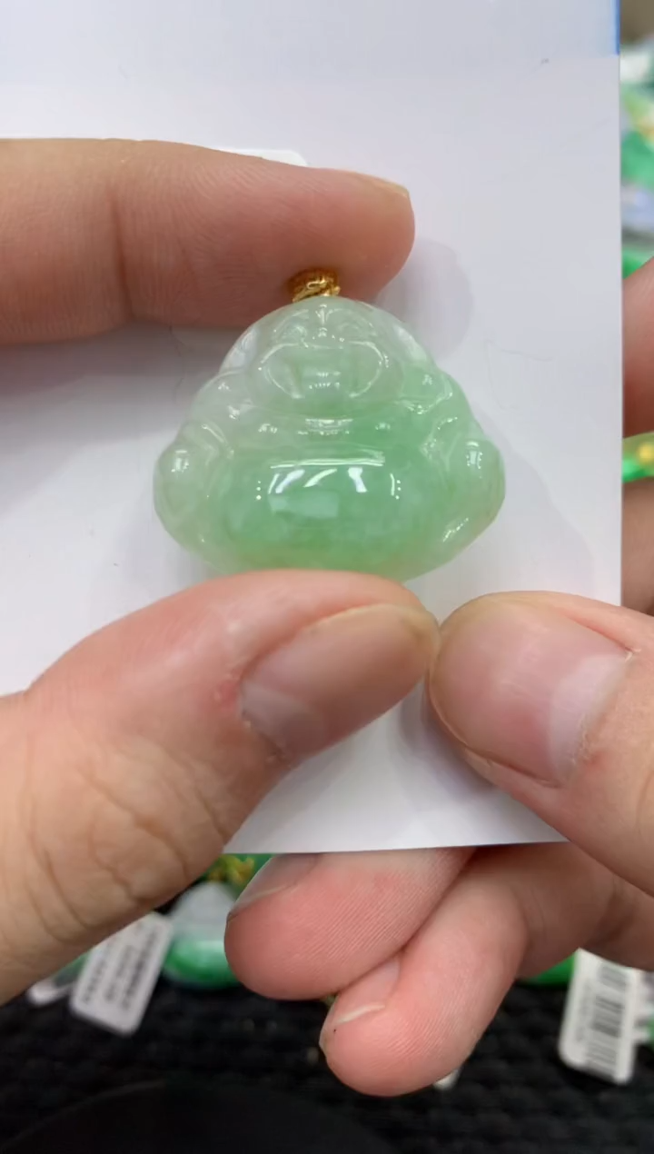 颈饰未镶嵌翡翠天然缅甸翡翠A货