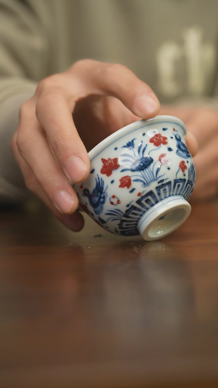 【闪购商品】杯柴窑青花破价福利