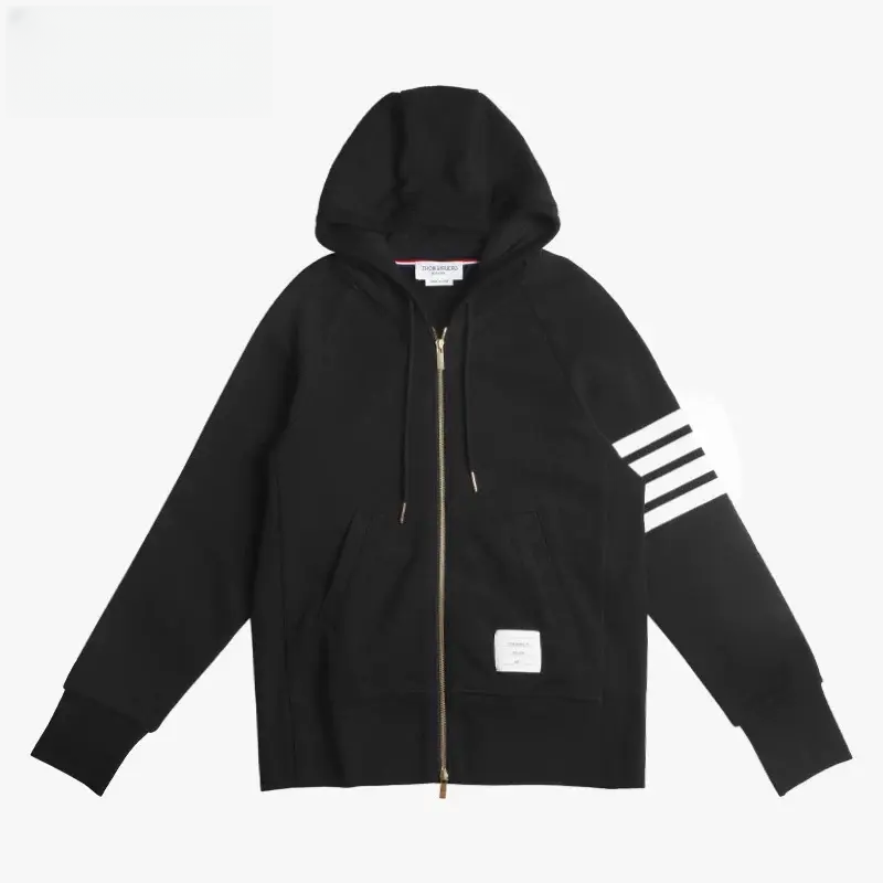 TB【官方正品】汤姆布郎/THOM春秋连帽经典四道杠开衫卫衣男女同款